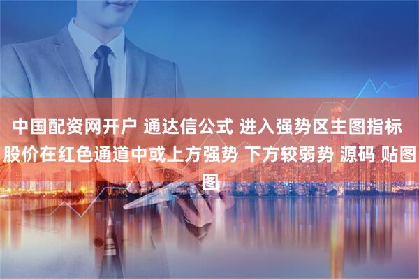 中国配资网开户 通达信公式 进入强势区主图指标 股价在红色通道中或上方强势 下方较弱势 源码 贴图