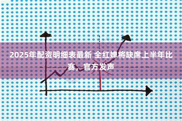 2025年配资明细表最新 全红婵将缺席上半年比赛，官方发声